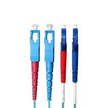 ANYPORT PLUS 멀티모드 광점퍼코드 10Gbps SC-LC Om3 7m, 혼합색상, 1개