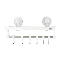 베스럭스 흡착식 수건걸이 선반 고리 REF-30136, 혼합색상, 1개