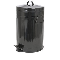 기프트캔 무소음 칼라 폐달 댐퍼기능 휴지통 12L, 블랙, 1개