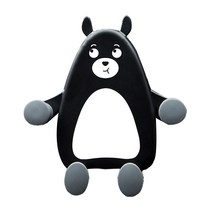 쎈나인 곰곰 노터치 차량용 휴대폰 거치대, 까만 궁금곰, 1개