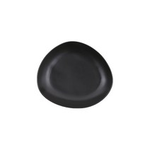 에라토 페블 조약돌 접시 24cm, 블랙