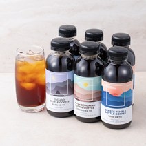 에스쿠도 보틀커피 버라이어티 팩, 400ml, 6개입