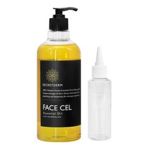 시크릿덤 아로마 페이스셀 에센셜 페이스 앤 바디 마사지오일 실론시나몬향 500ml + 펌프 랜덤발송 + 공병 100ml, 1세트