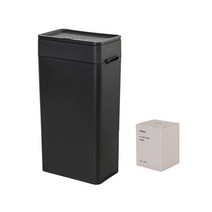 프랑코 모노 스탠드 휴지통 20L, 블랙, 1개