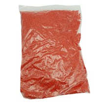 폴리머 칼라스프링클 도넛가루 슬라임 표현재 500g, 1개, 레드