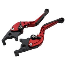 야마하 NMAX155 CNC 우각형 접이식 브레이크, 1개, 레드