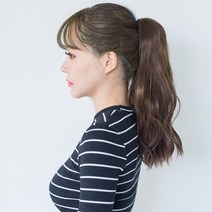 에스홀릭 스몰핀 집게달비 제시 포니테일 가발, 옐로우브라운, 1개