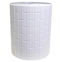 데코리아 접착식 보온 단열 모노타일 폼블럭 66cm x 20m BLK-222, 화이트, 1개