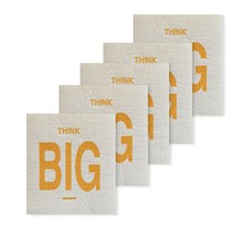 양손컴퍼니 다회용 종이행주 BIG, 1개, 5개입