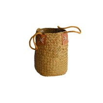 아리코 대나무짜임 화분 커버 S 13 x 22 cm, 1개