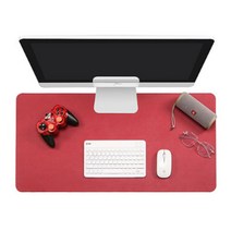 스데스 노트북 테이블 롤 마우스 매트 60 x 30 cm, 와인레드, 1개