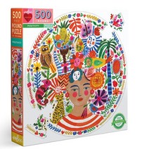 이부 숲속의 나 라운드 퍼즐, 혼합색상, 500피스