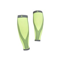 인콘트로 C 커브원 스포츠 컴프레션 종아리 보호대 좌우 세트, 그린