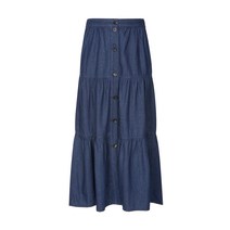 아떼바네사브루노 버튼 데님 스커트 VLSK1D431
