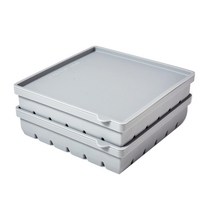 퀴진드마망 실리콘 얼음트레이 36구 2p, 그레이