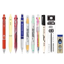 자바펜 스터디 문구세트, 레드(0.38제트3볼M), 1세트