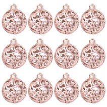 다우에프앤지 크리스마스 라인데코볼 12p, 쿠퍼, 8CM / 6개입 2세트