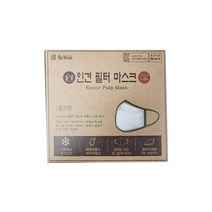 들꽃잠 아동용 인견 다이마루 필터 입체마스크 아이보리, 1개입, 1개