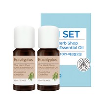더허브샵 에센셜오일 유칼립투스, 2개, 10ml