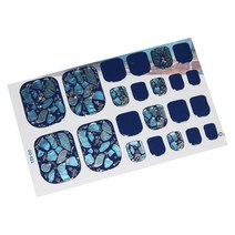 에스떼오뜨젠 붙이는 네일아트 패티큐어 젤스티커, 파우더리, 1개