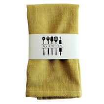 키밍 린넨 냅킨 40 x 40 cm, 옐로우, 1개