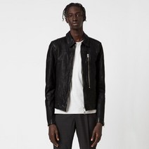올세인츠 남성용 Leather SWITHIN JACKET
