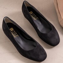 여성용 스웨이드 펌프스 로우힐 88364