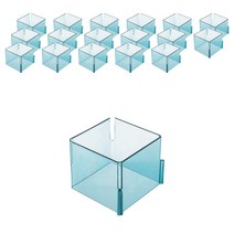 올하이 벌집 분리조립형 양말 속옷 수납 박스 08 블루 70 x 70 x 60 mm, 18개