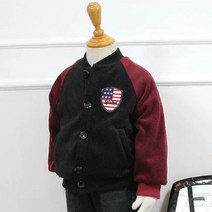 비바스타 아동용 폴라폴리스 후리스 USA 야구점퍼
