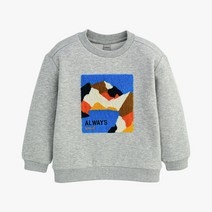 컬리수 아동용 부클그래픽맨투맨 C214TSG56P