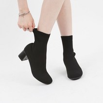 플랙슈 여성용 쫀쫀 스판 니트삭스 5cm