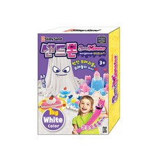 아이윌컴퍼니 아이펀 샌드몬 모래클레이, 화이트, 1kg