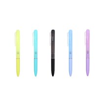 리플린 퀵드라이 단색펜 0.5mm, 랜덤발송, 5개