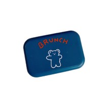 귀여운 곰 렌즈케이스, 블루베어, 1개