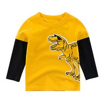 더메르시 아동용 선글라스 이중소매 공룡 티셔츠
