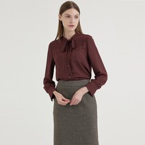 케이엘바이린 리본타이 포켓 블라우스