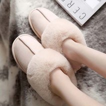 릴렉티브 여성용 COT 라인 털 슈즈 슬리퍼