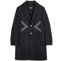 닐바렛 남성용 모더니스트 싱글 코트 COAT NHCAW21005BKX