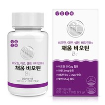 미완성프로젝트 채움 비오틴 B7 72g, 1개, 120정