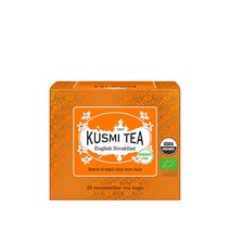쿠스미티 잉글리쉬 브랙퍼스트 모슬린 티백 20p, 40g, 1개
