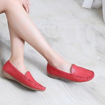 여성용 피드링 컴포트 볼드스티치 로퍼