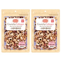 CY요셉트레이딩 반려동물 크런치 콜라겐 돈짱구 간식 210g, 2개, 돼지