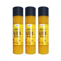 갈아만든 유자청, 630g, 3개