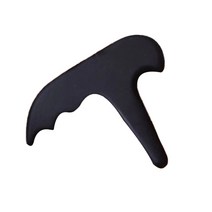 미빌 흑석 마사지 얼굴 바디 경락 지압 괄사도구, 뾰족, 1개