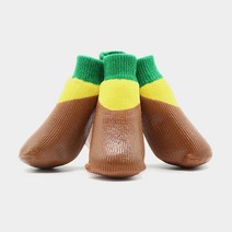 고나비 강아지 방수 양말, 브라운