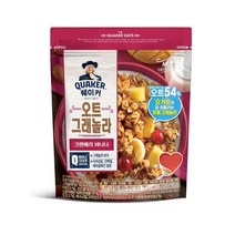 퀘이커 오트 그래놀라 크랜베리 바나나, 200g, 1개