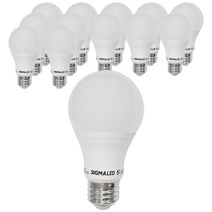 시그마LED 빔벌브 전구 12W E26, 전구색, 13개
