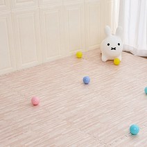 매드크레이지 우드 퍼즐매트 30 x 30 x 1.2 cm, 화이트, 10개