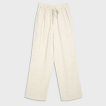 미쏘 여성용 10부 린넨 와이드 팬츠