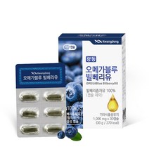 광동 오메가블루 빌베리유 30g, 30정, 1박스